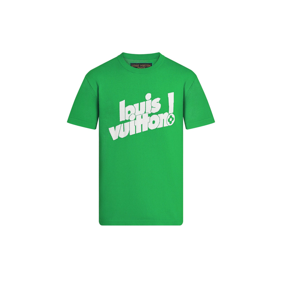 LOUIS VUITTON EVERYDAY LV CREWNECK GREEN T-SHIRT