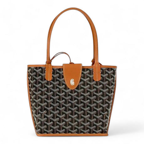 GOYARD ANJOU WIMEN BLACK & TAN MINI BAG