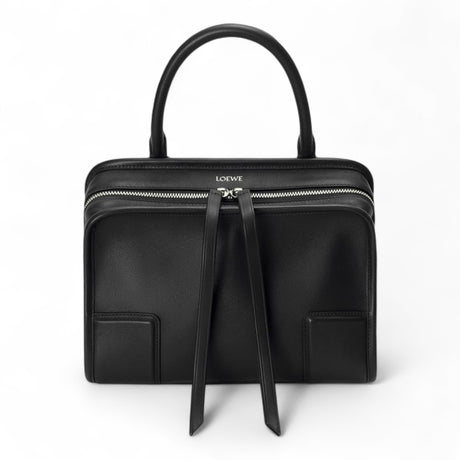 LOEWE SMALL AMAZONA 180 SOFT CALFSKIN WOMEN BLACK BAG