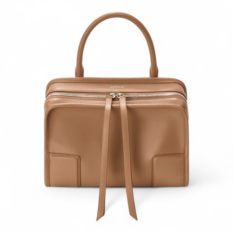 LOEWE SMALL AMAZONA 180 SOFT CALFSKIN WOMEN BROWN BAG