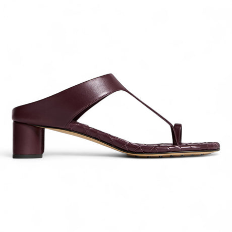 BOTTEGA VENETA LIVIA THONG WOMEN BURGUNDY SANDAL