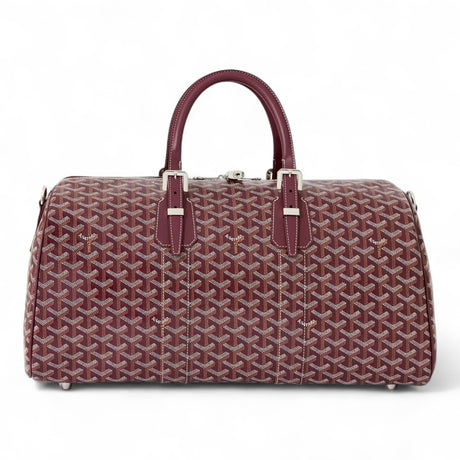 GOYARD BOSTON 45 BURGUNDY BAG