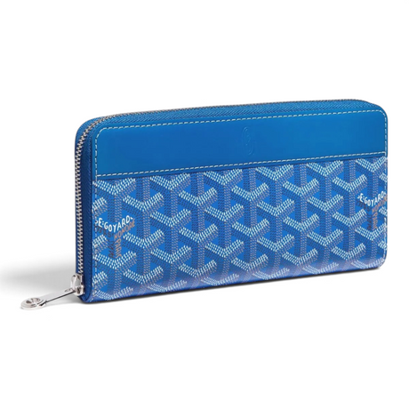 GOYARD MATIGNON GM WOMEN BLUE WALLET