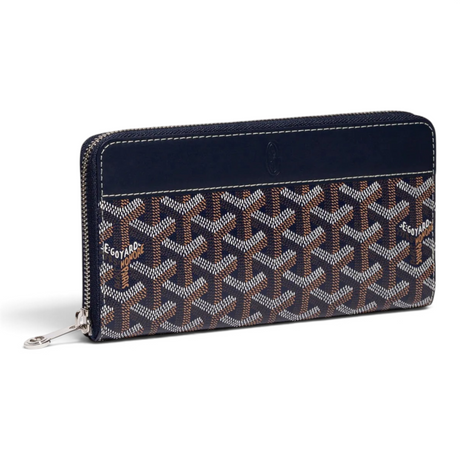 GOYARD MATIGNON GM WOMEN BLUE WALLET