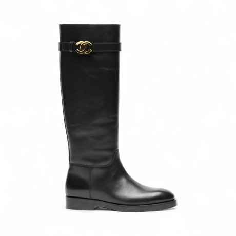 CHANEL BOTTES WOMEN BLACK BOOT