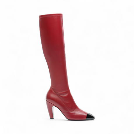 CHANEL HIGH WOMEN BURGUNDY BOOT