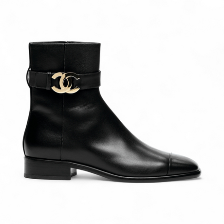 CHANEL SHORT WOMEN BLACK BOOT