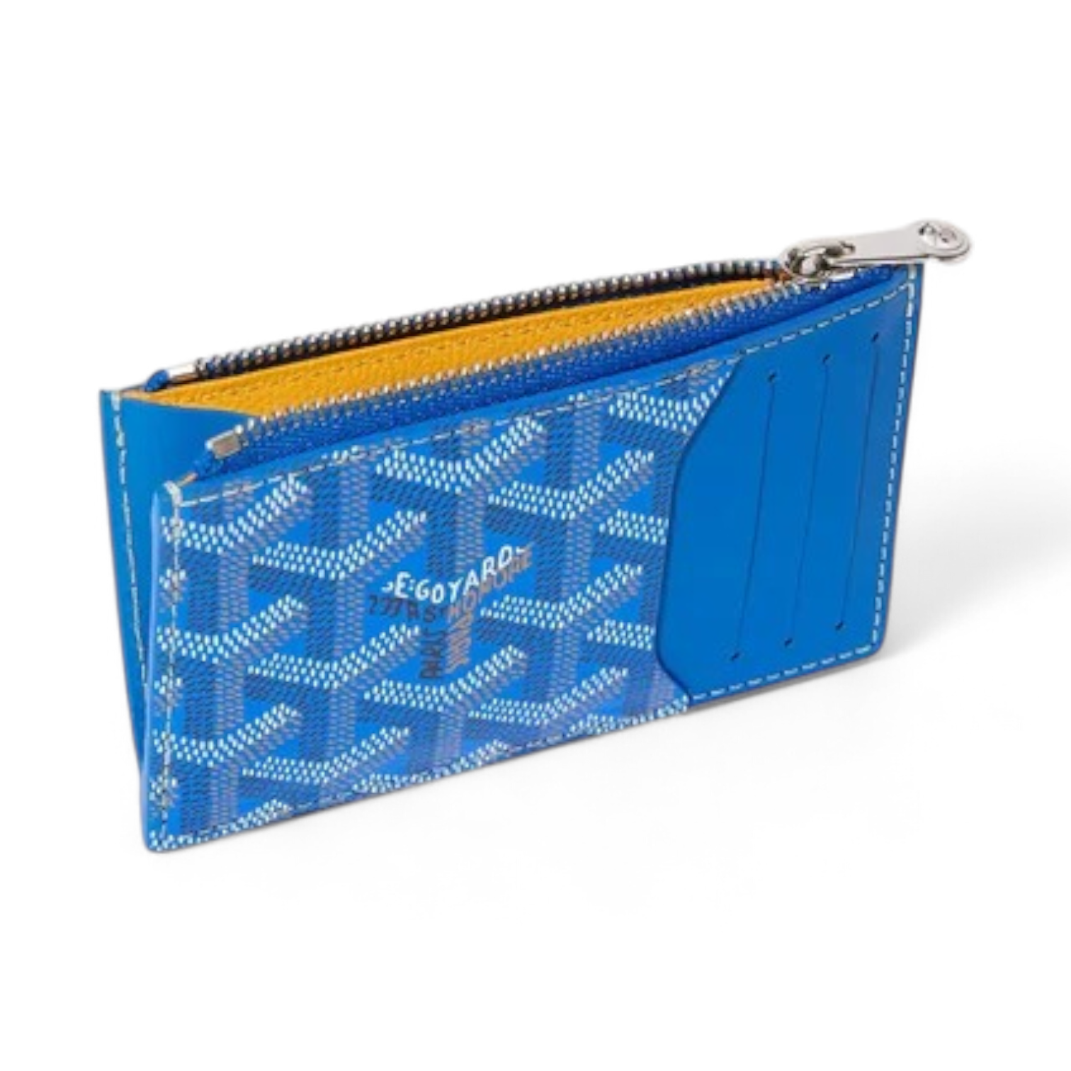 GOYARD BOURBON ZIPPED SKY BLUE CARD HOLDER – e-Outlet