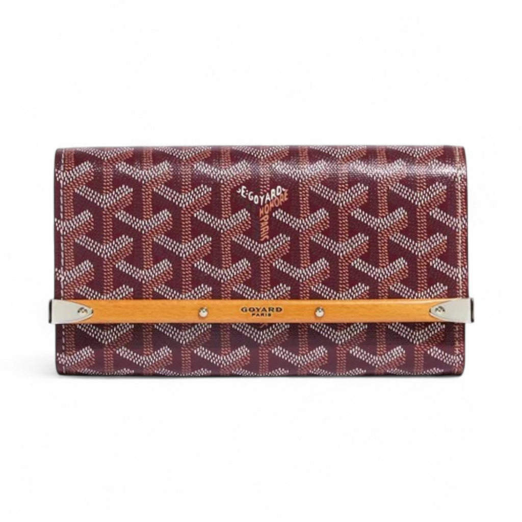 حقيبة جويارد مونتي كارلو الصغيرة باللون العنابي