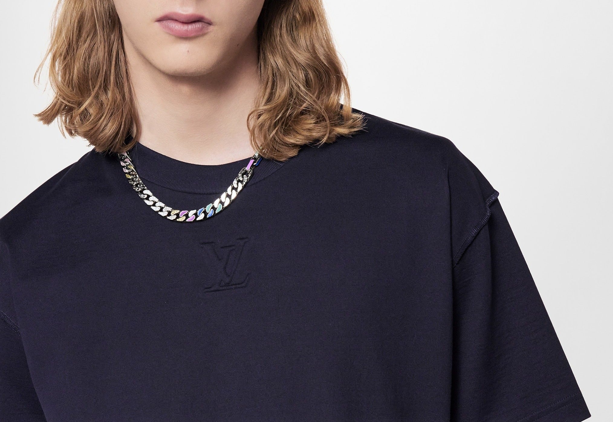 Embossed LV T-Shirt - Men - Ready-to-Wear