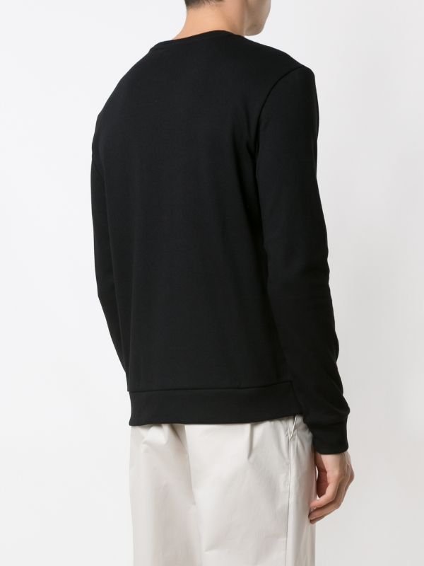 HUGO BOSS GOLD LOGO BLACK SWEATSHIRT (6415863546007)