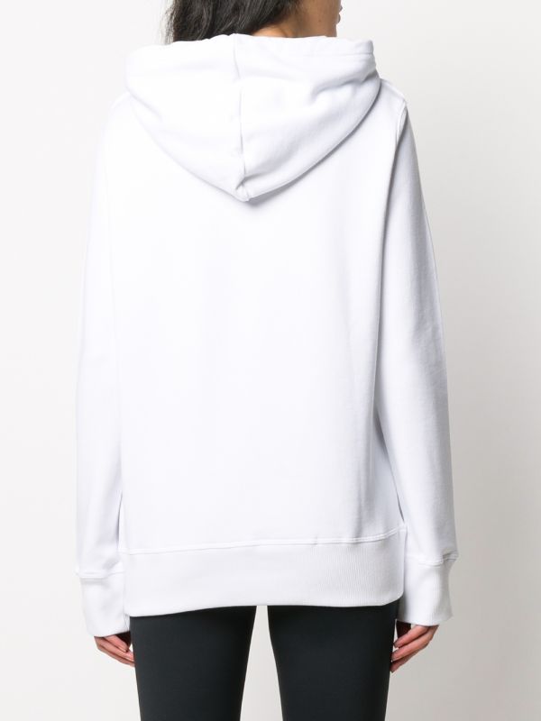 VERSACE JEANS COUTURE GOLD LOGO WHITE HOODIE (6422524625047)