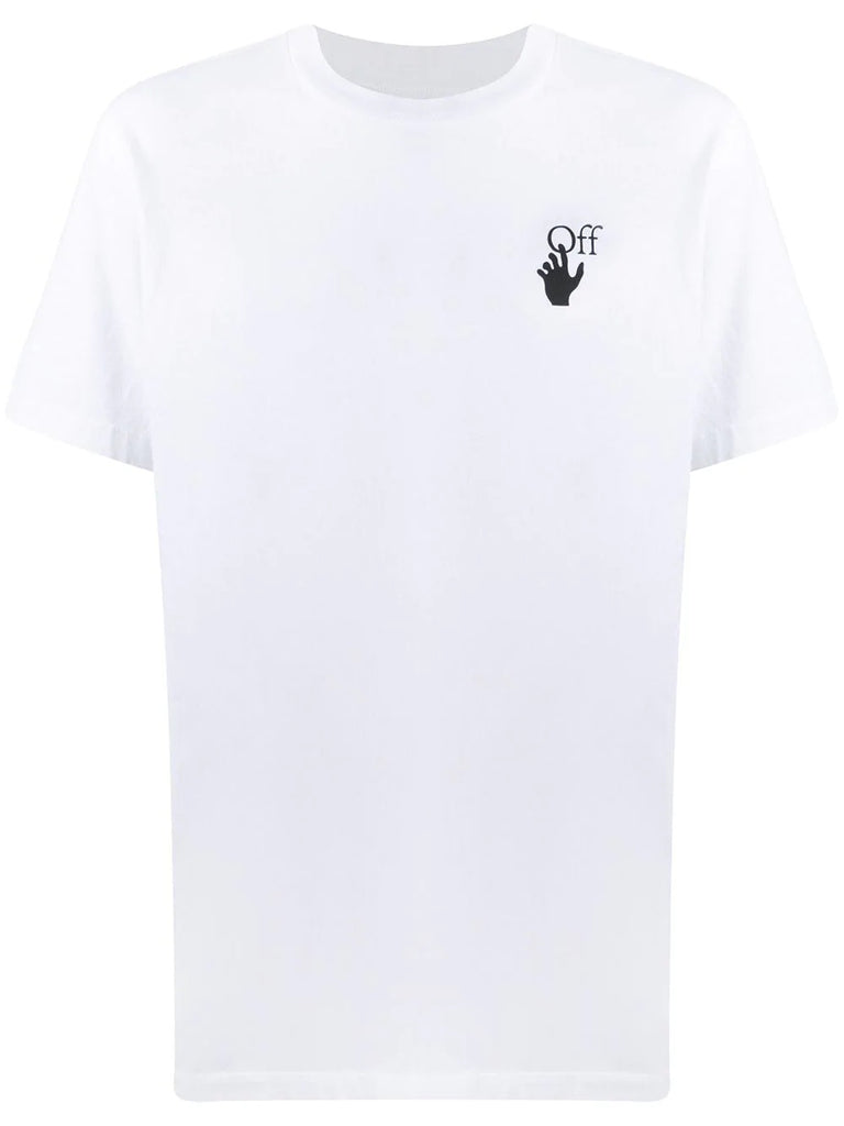 OFF WHITE ARROW PIRNT LOGO WHITE T-SHIRT (6346640261271)