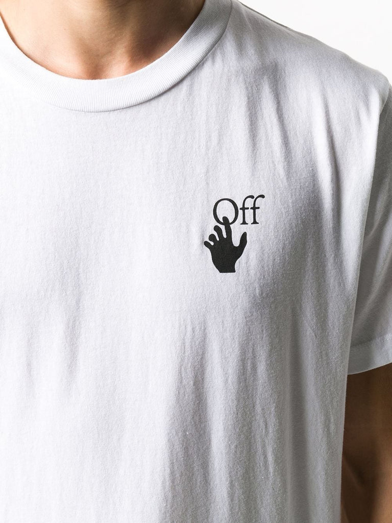 OFF WHITE ARROW PIRNT LOGO WHITE T-SHIRT (6346640261271)