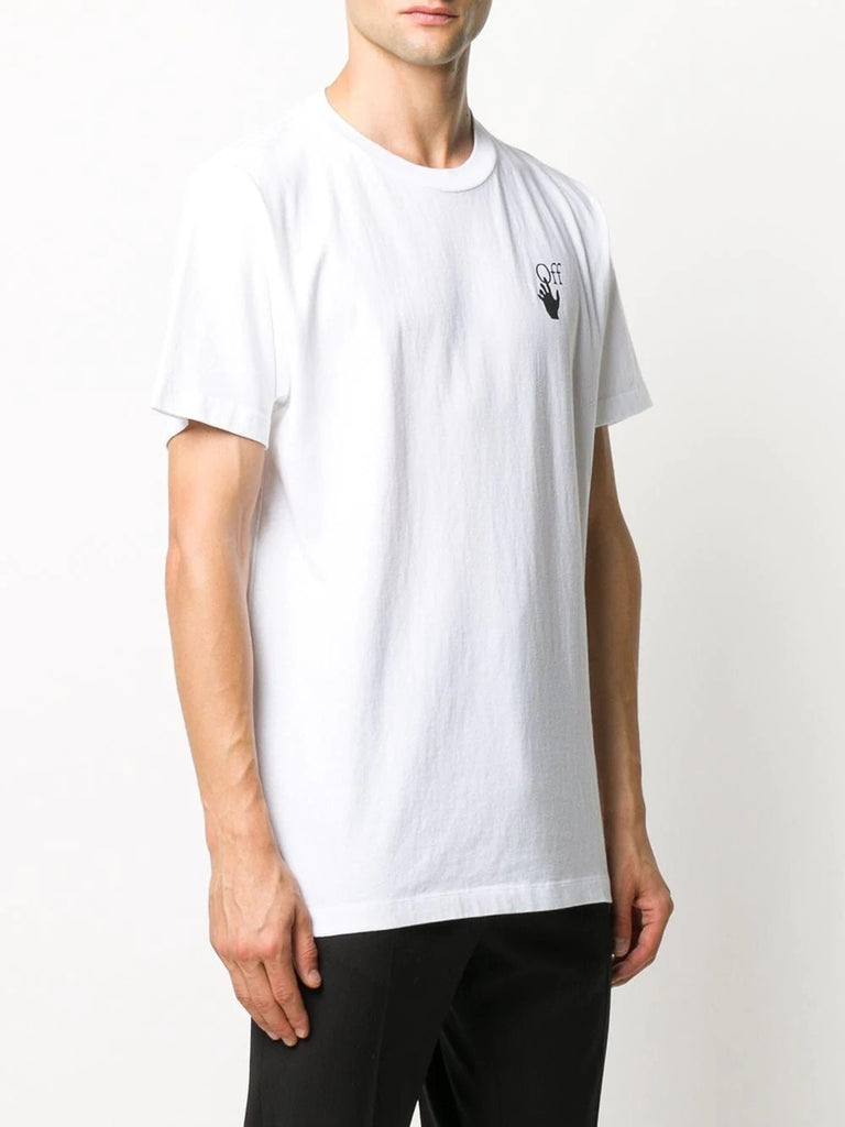 OFF WHITE ARROW PIRNT LOGO WHITE T-SHIRT (6346640261271)