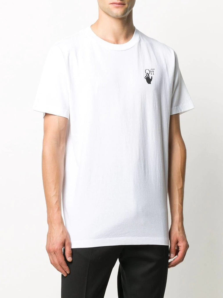 OFF WHITE ARROW PIRNT LOGO WHITE T-SHIRT (6346640261271)