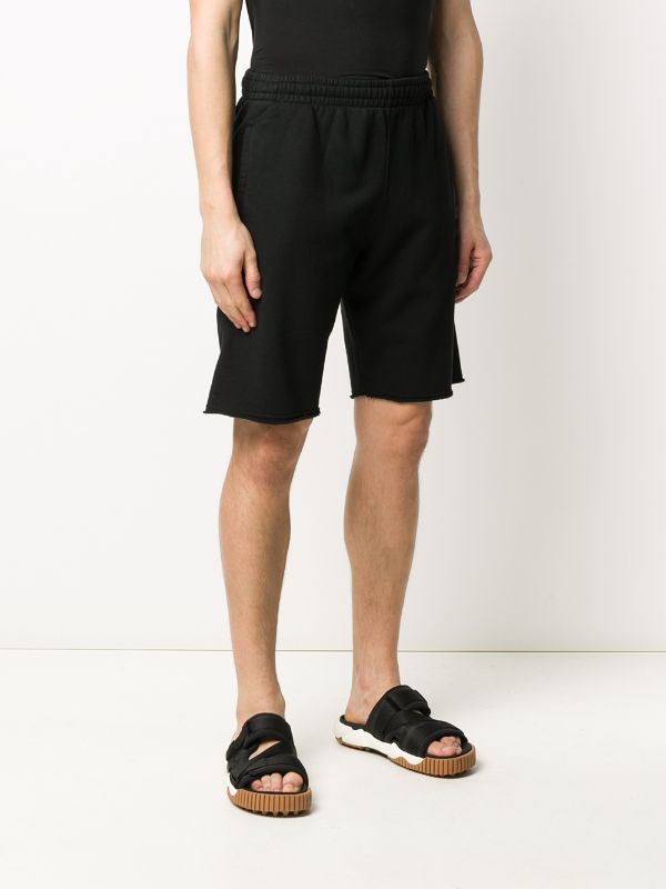 OFF WHITE WORKERS LOGO BLACK SHORT (6539135713431)