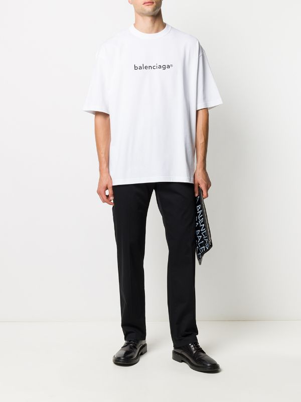 BALENCIAGA COPYRIGHT WHITE T-SHIRT (6539211538583)