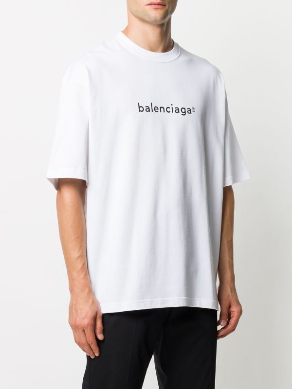 BALENCIAGA COPYRIGHT WHITE T-SHIRT (6539211538583)