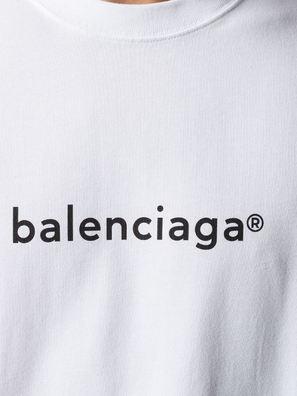 BALENCIAGA COPYRIGHT WHITE T-SHIRT (6539211538583)