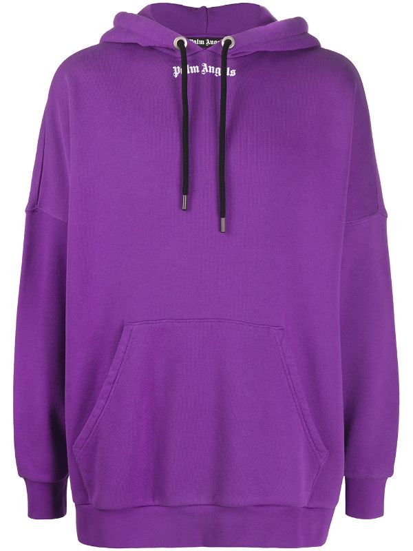 PALM ANGELS OVERSIZE PURPLE HOODIE (6421970387095)