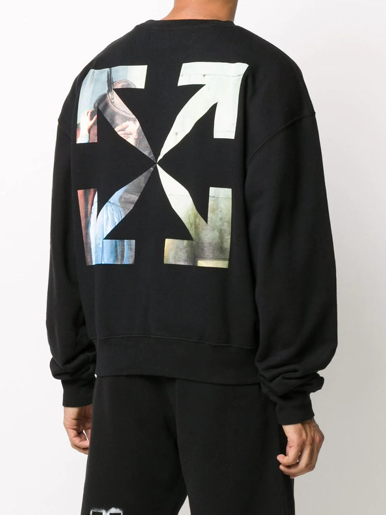 OFF WHITE THE KISS BLACK SWEATSHIRT (6347830493335)