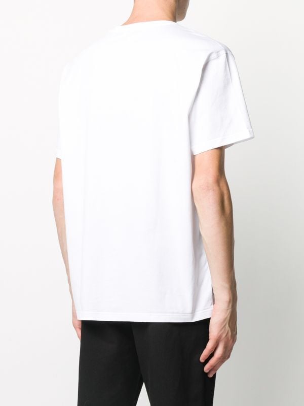 GIVENCHY EMBROIDERED LOGO WHITE T-SHIRT (6539383341207)