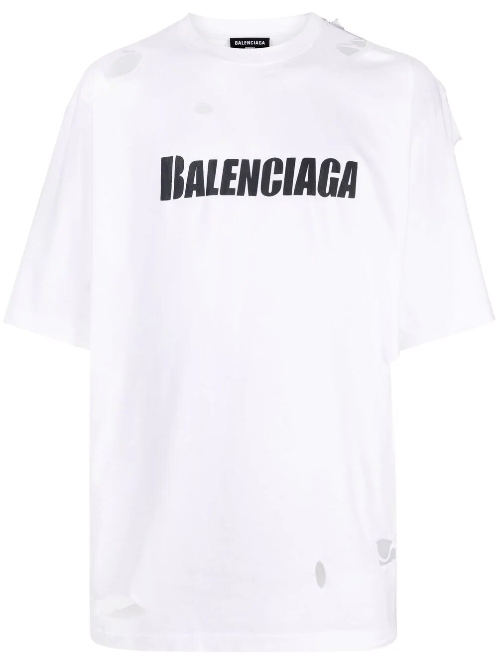 Balenciaga, Shirts, Mens Distressed Balenciaga Shirt Xxl Whiteorange