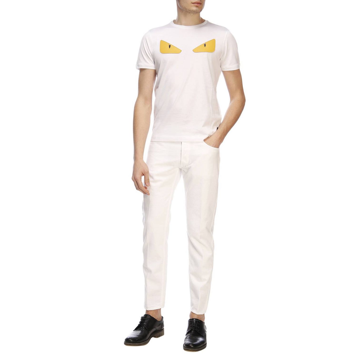 Fendi bag bugs t 2025 shirt white