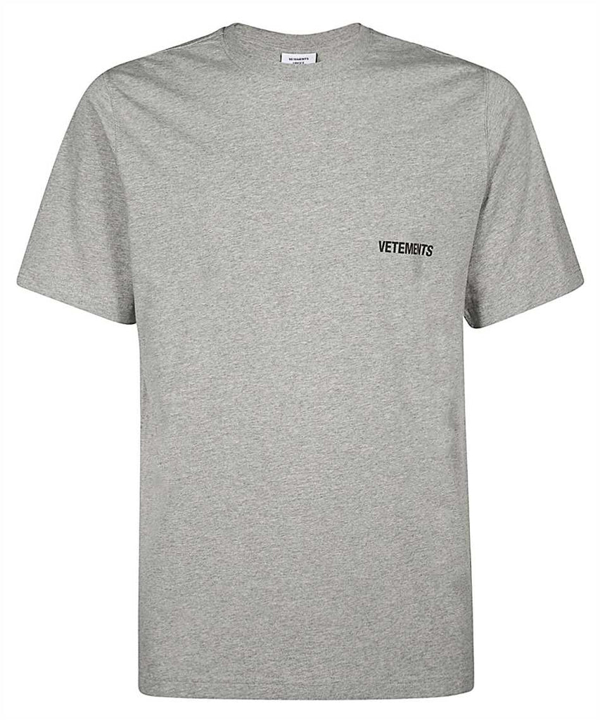 VETEMENTS PRINT LOGO GREY T-SHIRT (6409736781975)