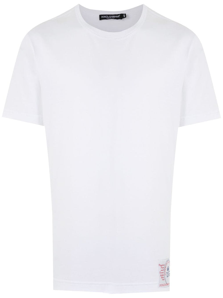 DOLCE & GABBANA LABEL WHITE T-SHIRT (6288641917079)