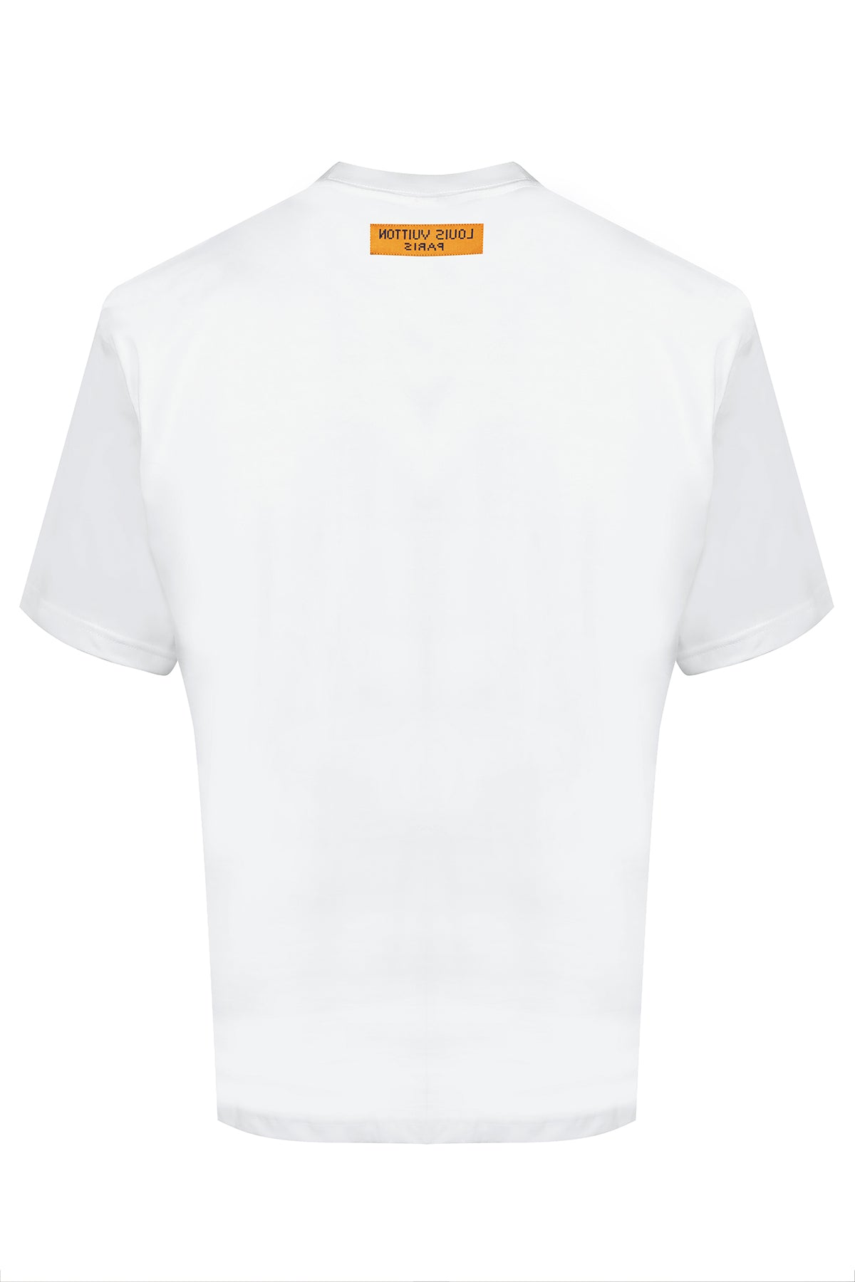 Louis Vuitton Graphic Short Sleeved Crewneck Tshirt White – Tenisshop.la