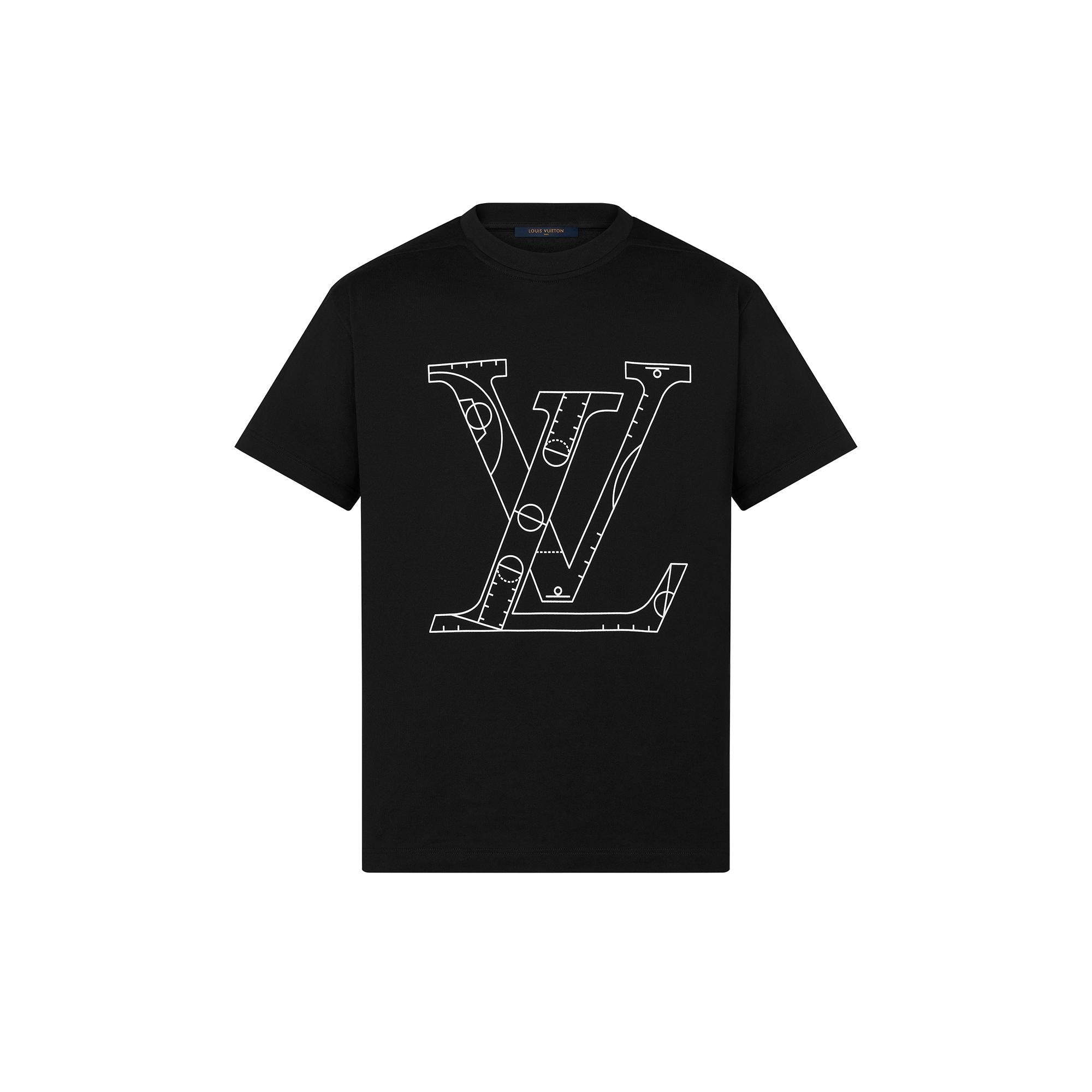 T-shirt Louis Vuitton X NBA Black size S International in Cotton - 35780394