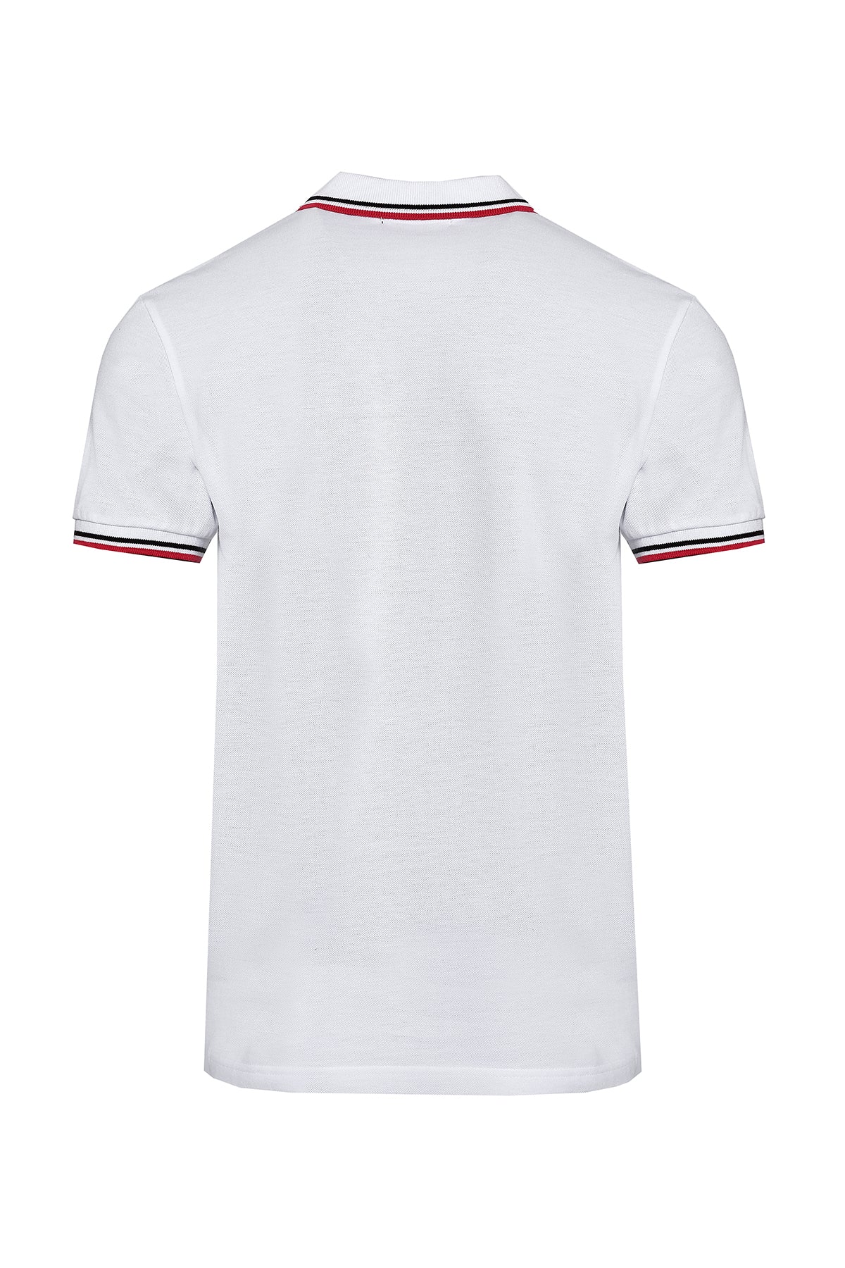 PRADA LOGO PATCH WHITE POLO SHIRT – e-Outlet