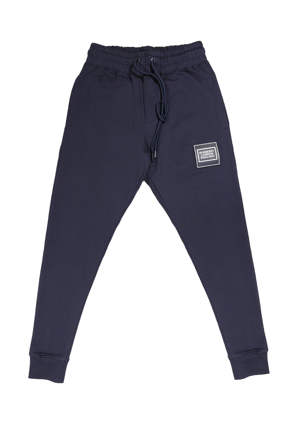 BURBERRY LOGO PATCH NAVY BLUE SWEATPANTS – e-Outlet