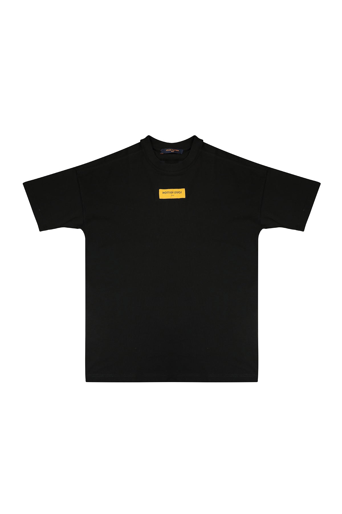 LOUIS VUITTON BACK TO FRONT INSIDE OUT BLACK T-SHIRT