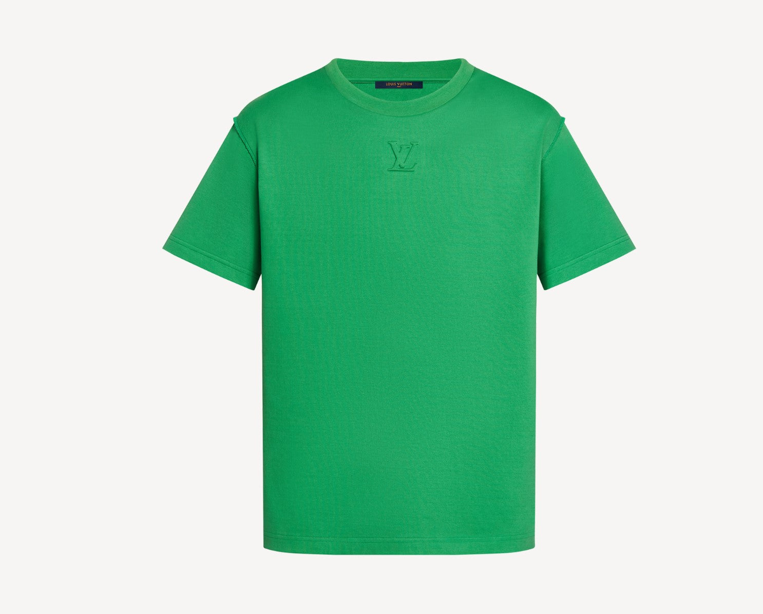 Louis Vuitton Debossed Tee Shirt green sz M