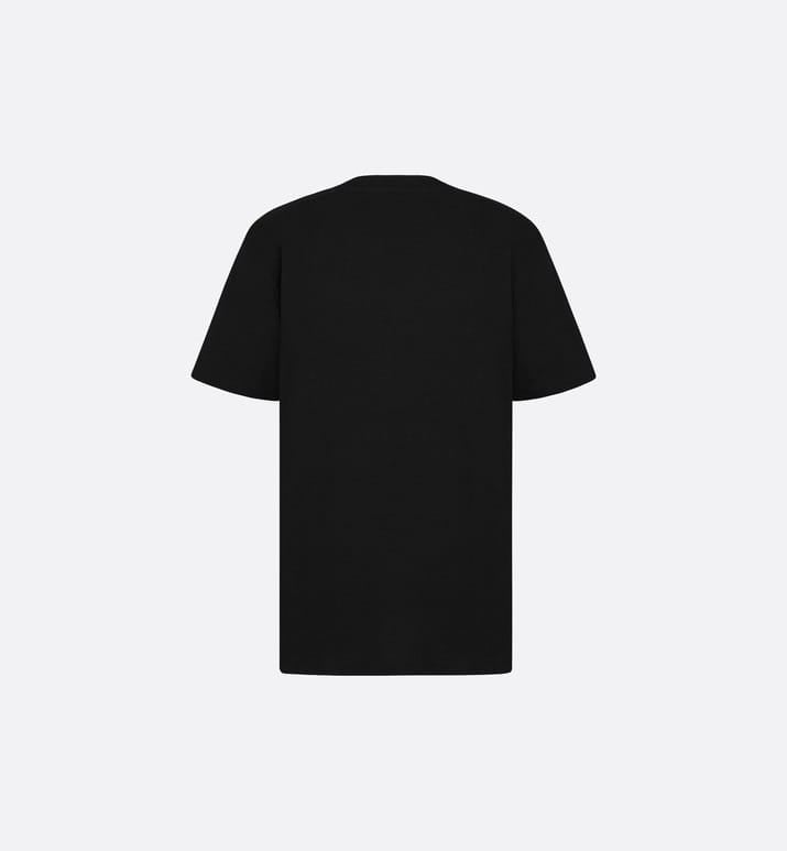 DIOR AND SHAWN POCKET OVERSIZE BLACK T-SHIRT (6322305597591)