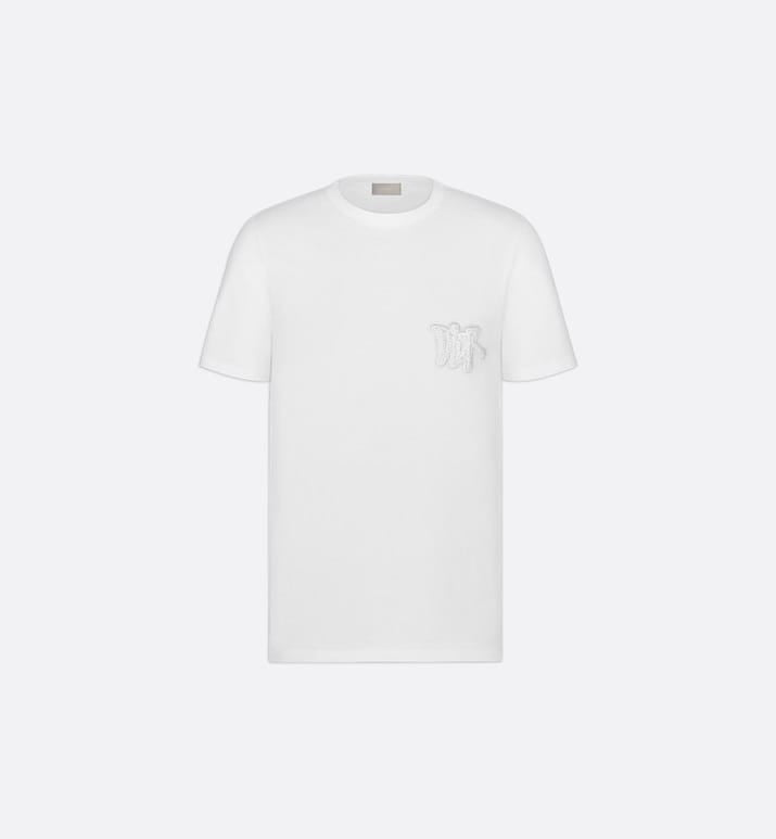 DIOR and Shawn Stussy Embolden Rich Gradients Over Crisp Logo TShirts  Mens Fashion Tops  Sets Formal Shirts on Carousell