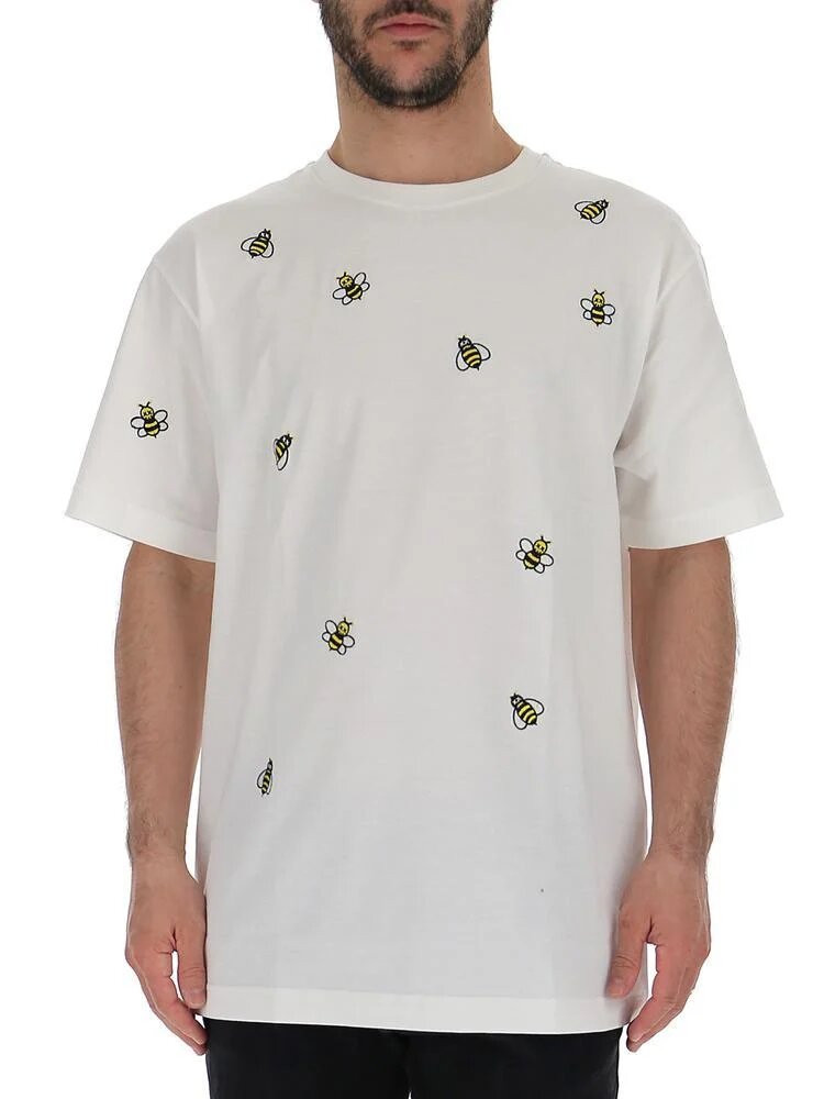 CHRISTIAN DIOR POLO SHIRT WITH BEE EMBROIDERY