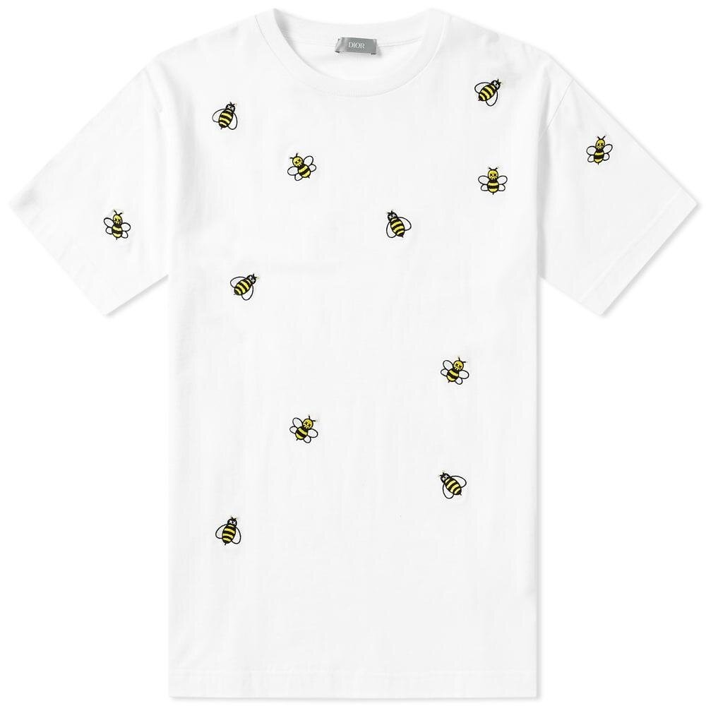 DIOR MEN 2019 Bee Accent TShirt  Black TShirts Clothing  DIORM33731   The RealReal
