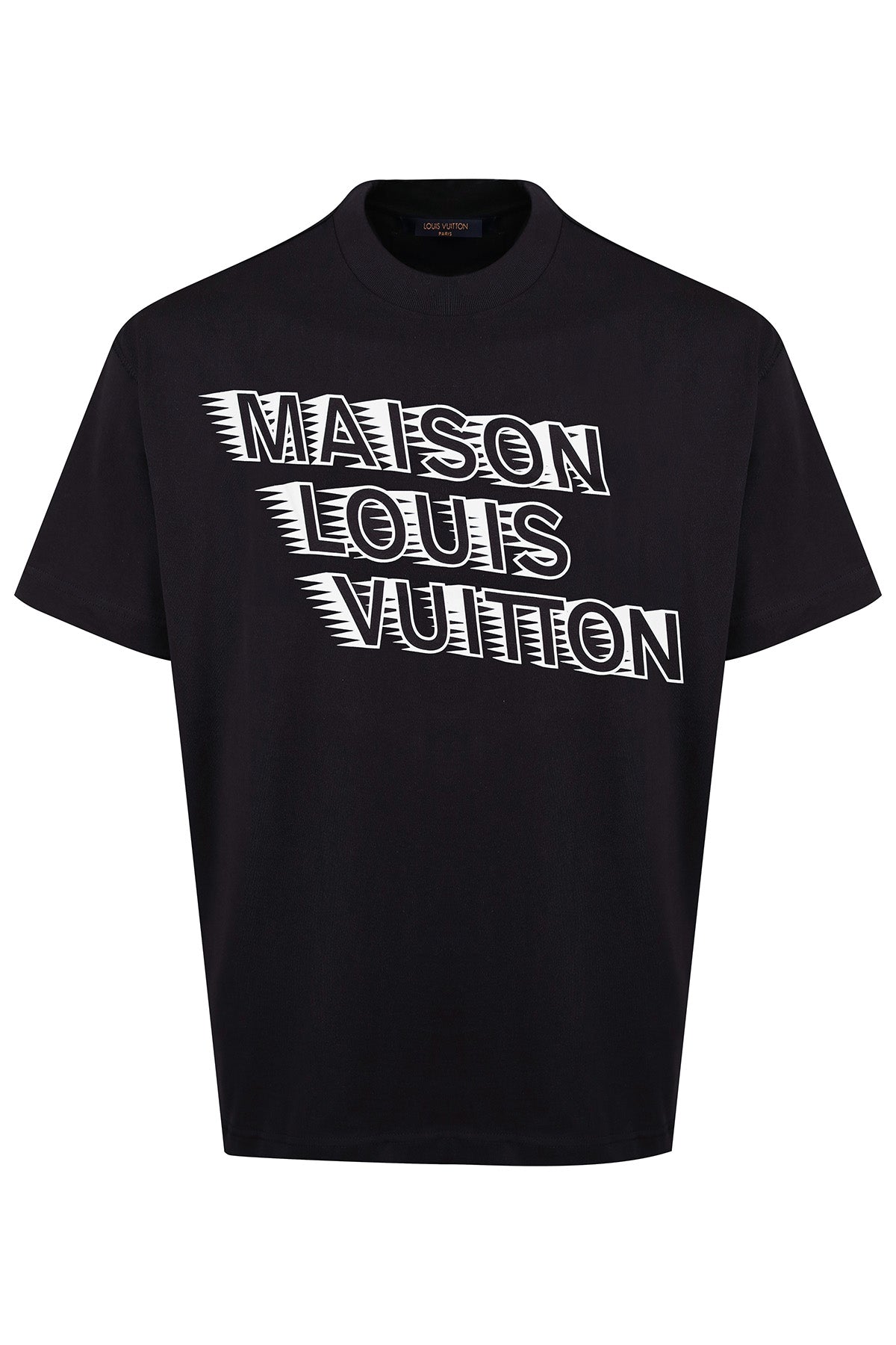 LOUIS VUITTON MAISON LV BLACK T-SHIRT