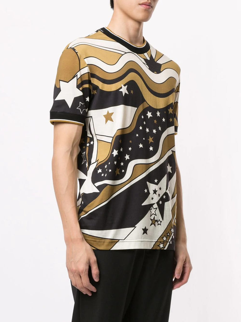 DOLCE & GABBANA STAR AND COMET PRINT T-SHIRT (6288359260311)