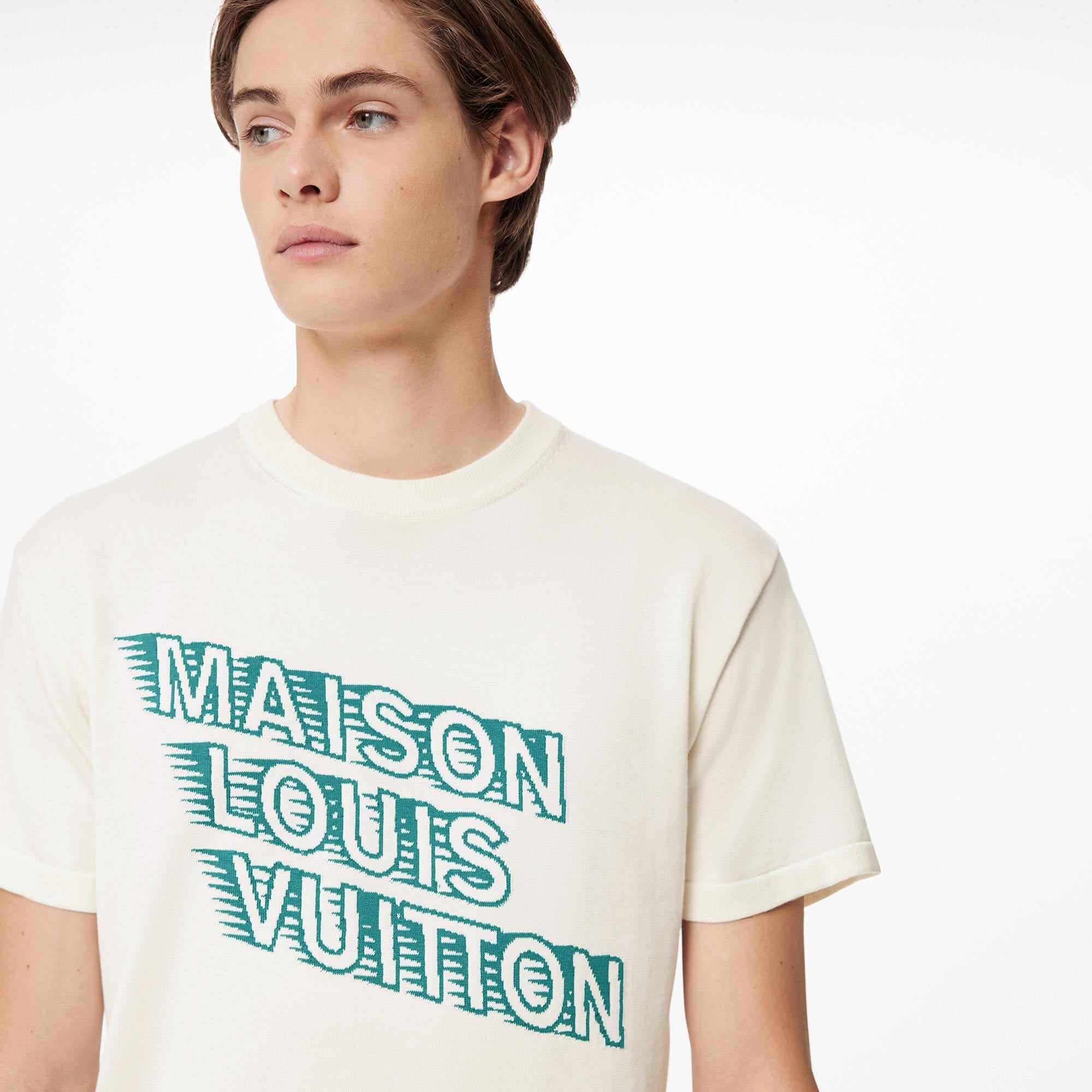 Louis Vuitton Maison Lv Crewneck Black T-Shirt