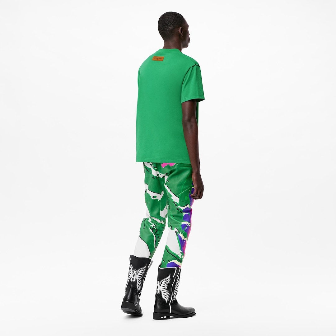 Louis Vuitton 'Damier P' Army Green Herre T-Shirt (XL) 🫒 – DelsouX Universe